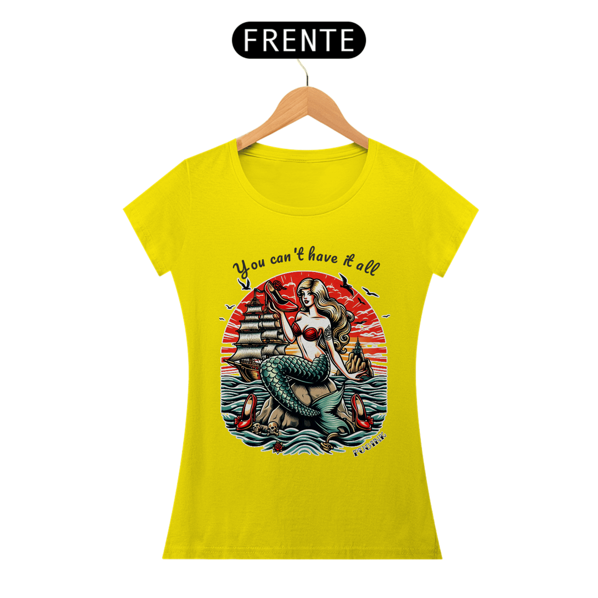 Nome do produto: Baby Look Sereia