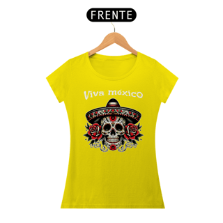 Nome do produto Baby Look Caveira Mexicana