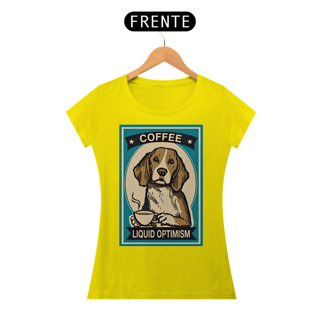 Nome do produto Baby Look Cachorro café