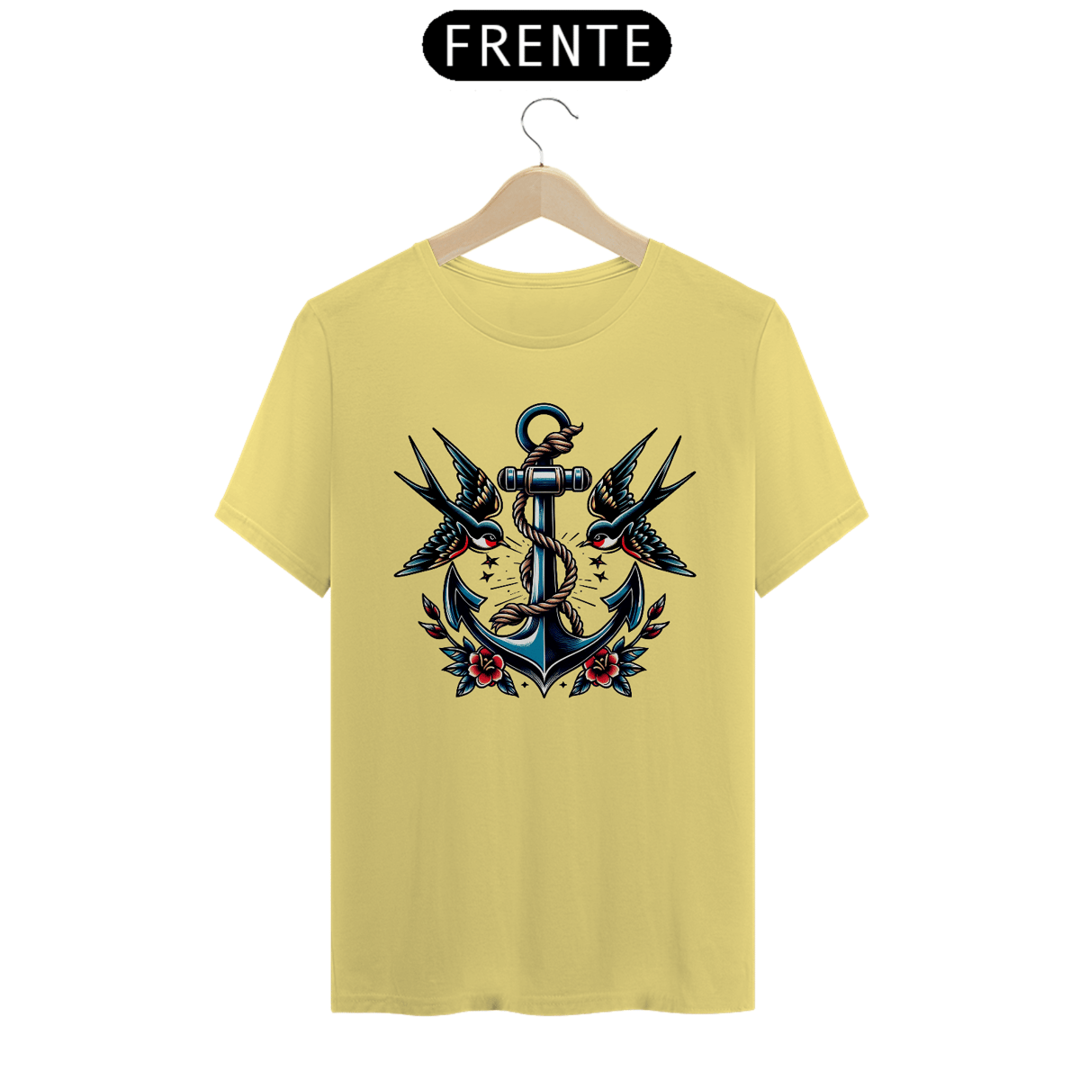 Nome do produto: Camiseta Andorinha Ancora