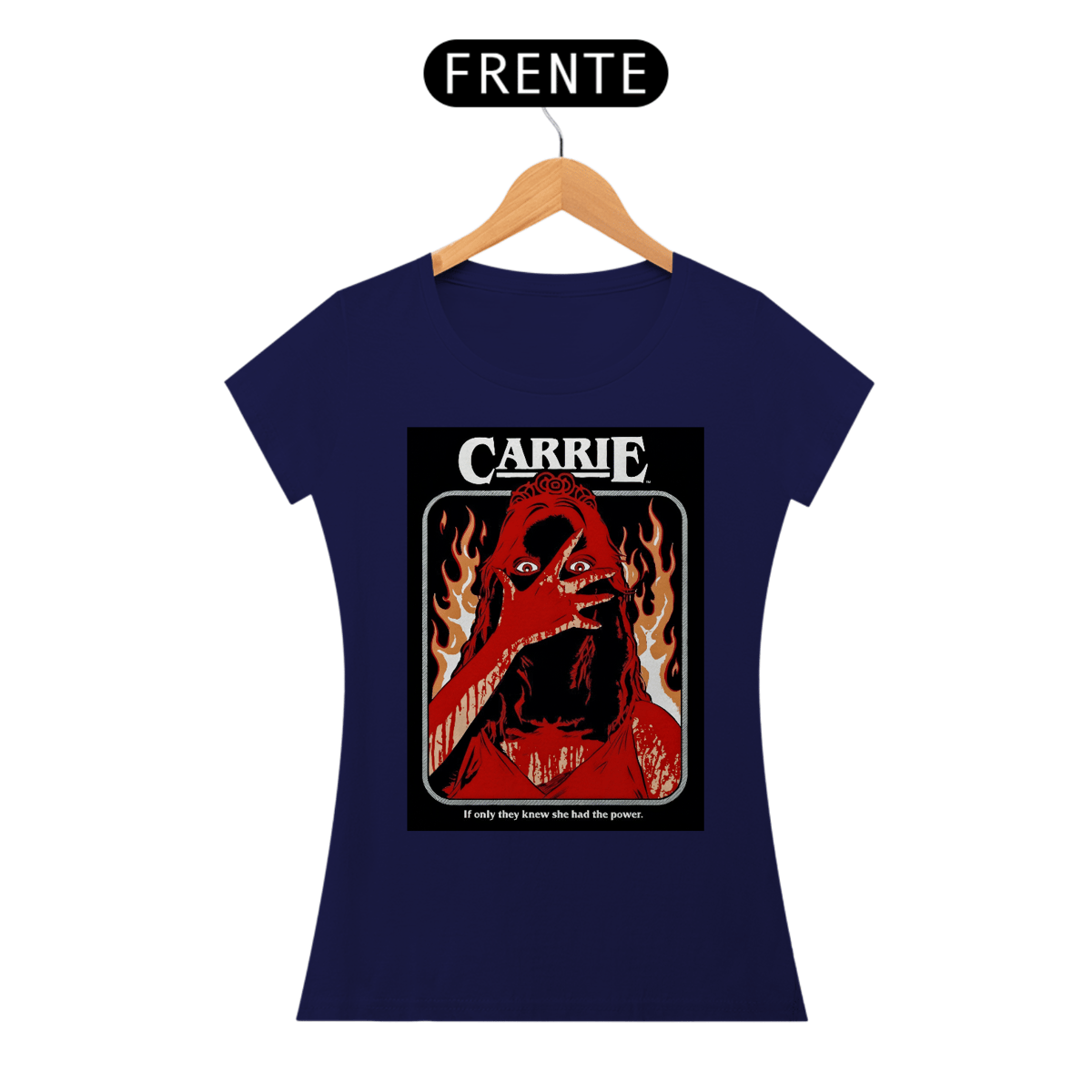 Nome do produto: Baby Look Carrie a estranha