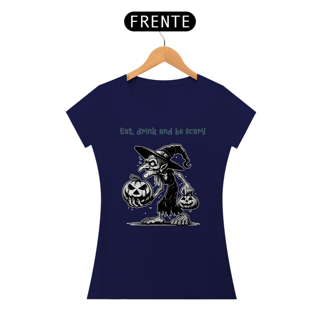 Nome do produto Baby Look Bruxa Halloween