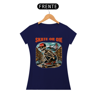 Nome do produto Baby Look Skate Skull