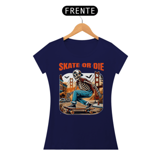 Nome do produto Baby Look Skate Skull