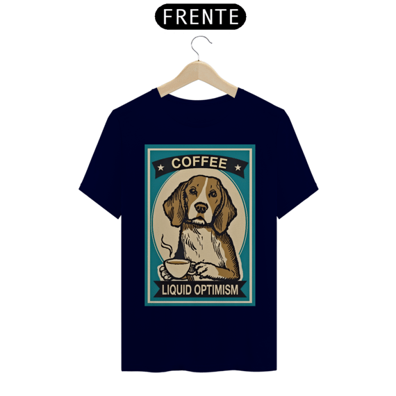 Camiseta Cachorro café