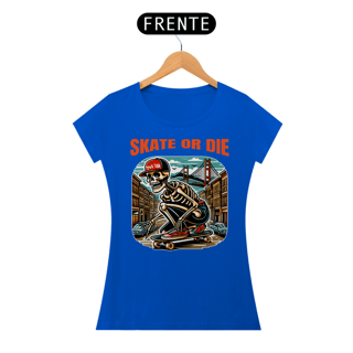 Nome do produto Baby Look Skate Skull