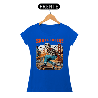 Nome do produto Baby Look Skate Skull