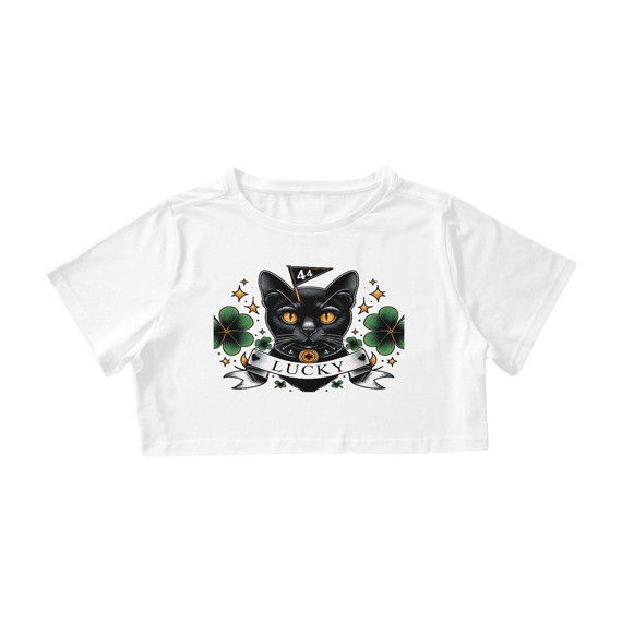 Cropped Gato Sorte