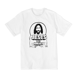 Nome do produto Camiseta infantil Jesus Homeboy