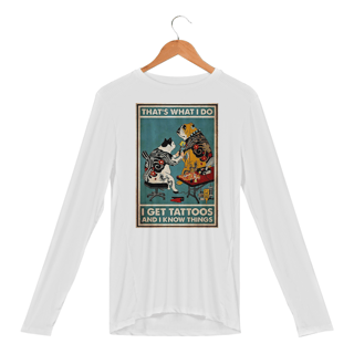 Nome do produto Camisa Manga Longa UV Cat Tattoo Artist