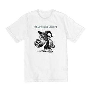Nome do produto Camiseta Infantil Bruxa Halloween