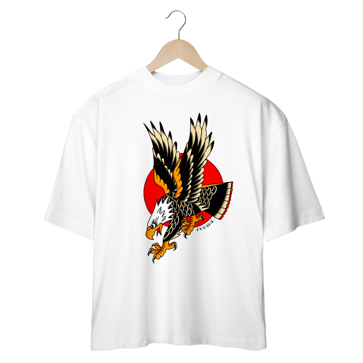 Nome do produto: Camiseta Oversized Águia