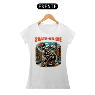 Nome do produto Baby Look Skate Skull