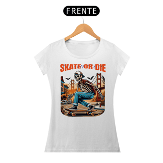 Nome do produto Baby Look Skate Skull