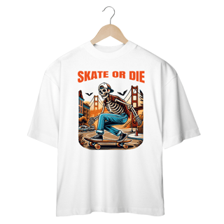 Nome do produto Camiseta Oversized Skate Skull