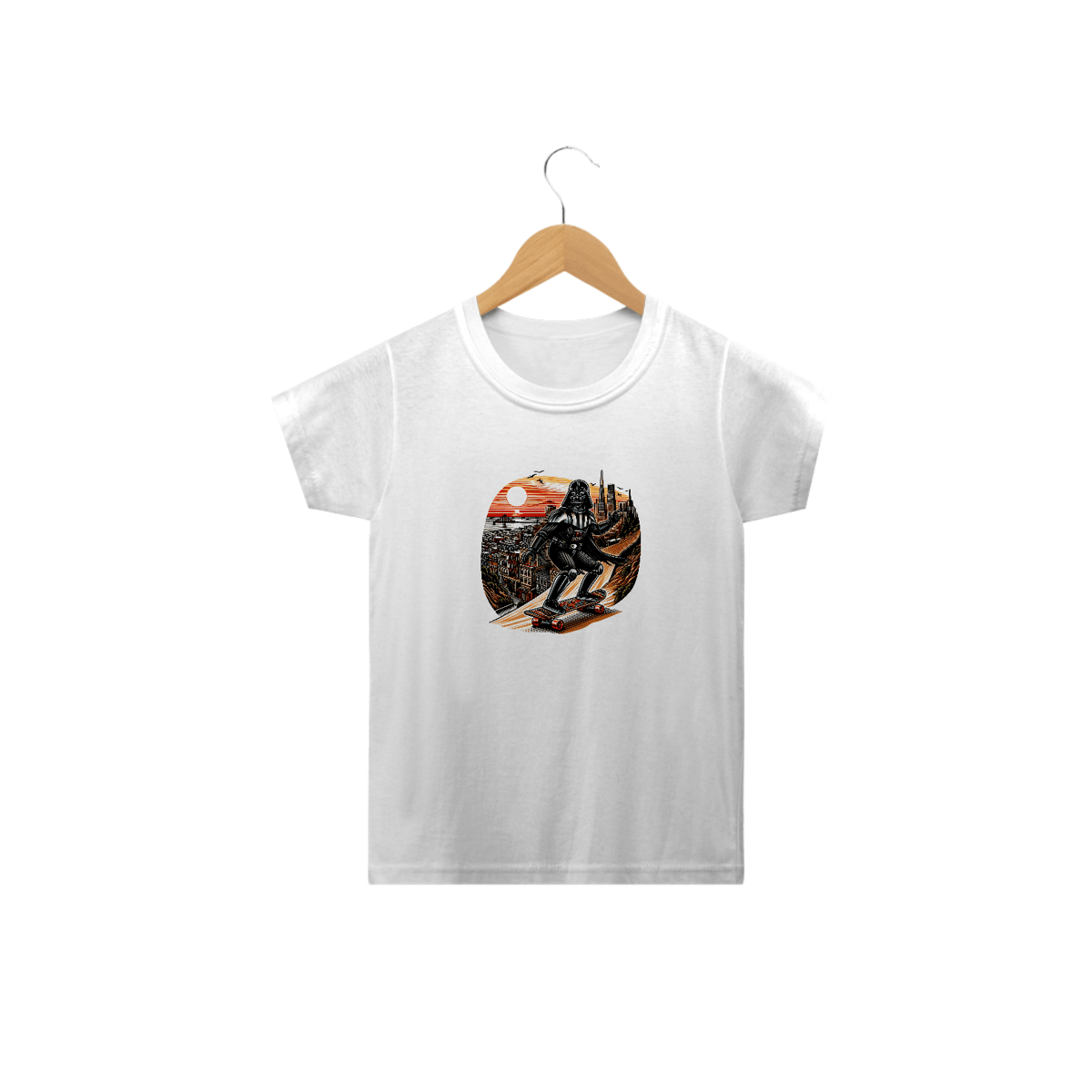 Nome do produto: Camiseta Infantil Darth Vader