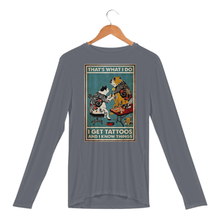 Nome do produto Camisa Manga Longa UV Cat Tattoo Artist