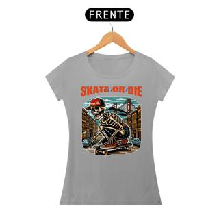 Nome do produto Baby Look Skate Skull