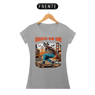 Nome do produto Baby Look Skate Skull