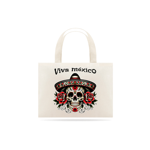 Ecobag Caveira Mexicana