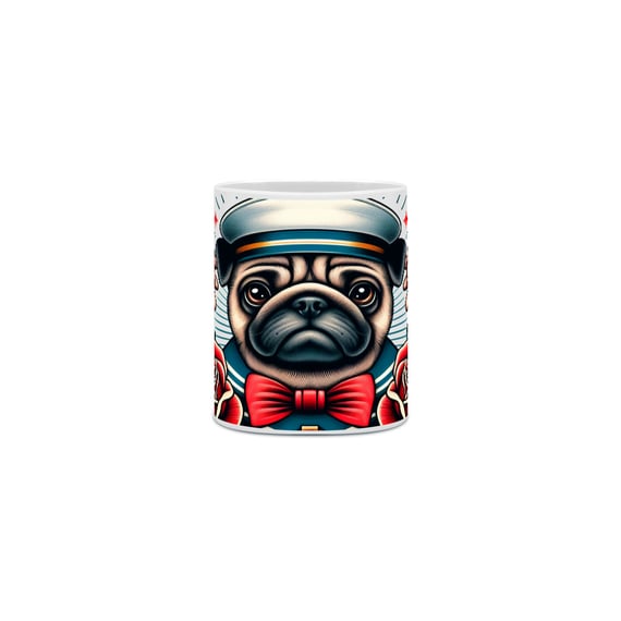Caneca Pug Tattoo