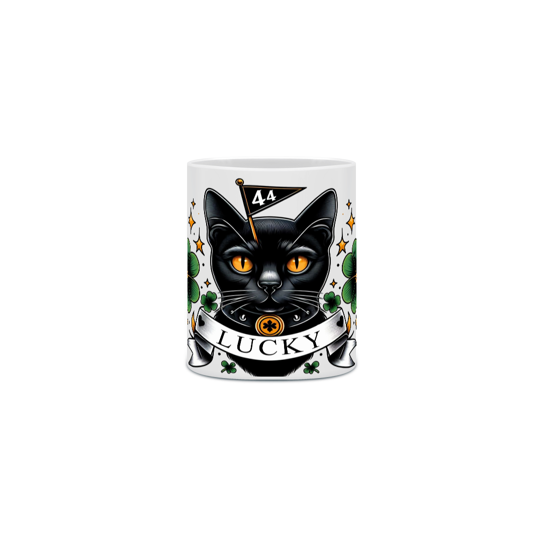 Nome do produto: Caneca Gato Sorte