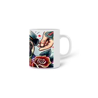 Nome do produto Caneca Pug Tattoo