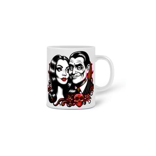 Nome do produto Caneca Gomez e Morticia dele.