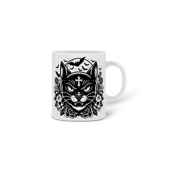 Caneca Black Cat