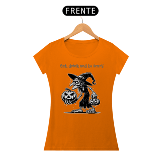 Nome do produto Baby Look Bruxa Halloween