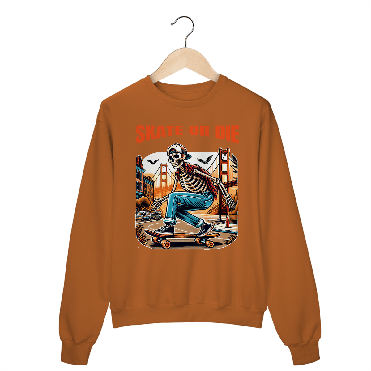 Nome do produto: Moletom Skate Skull