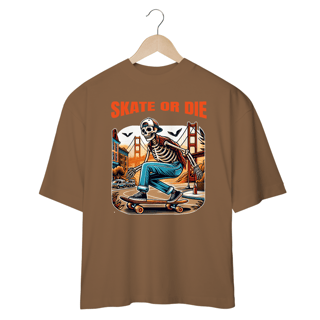 Nome do produto Camiseta Oversized Skate Skull