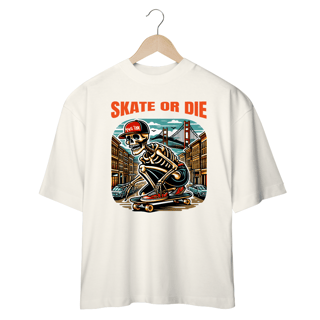 Nome do produto Camiseta Oversized Skate Skull