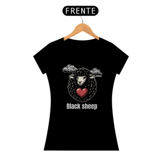 Nome do produto Baby look Black sheep