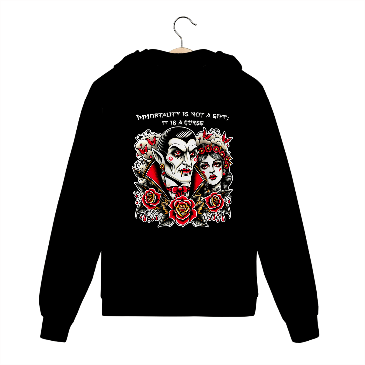 Nome do produto: Moletom ziper Dracula