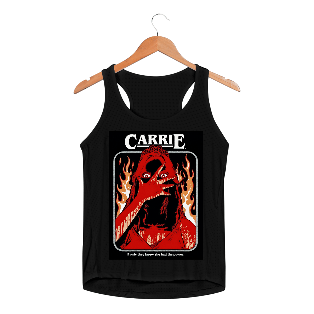 Nome do produto: Regata DryFit Carrie a estranha