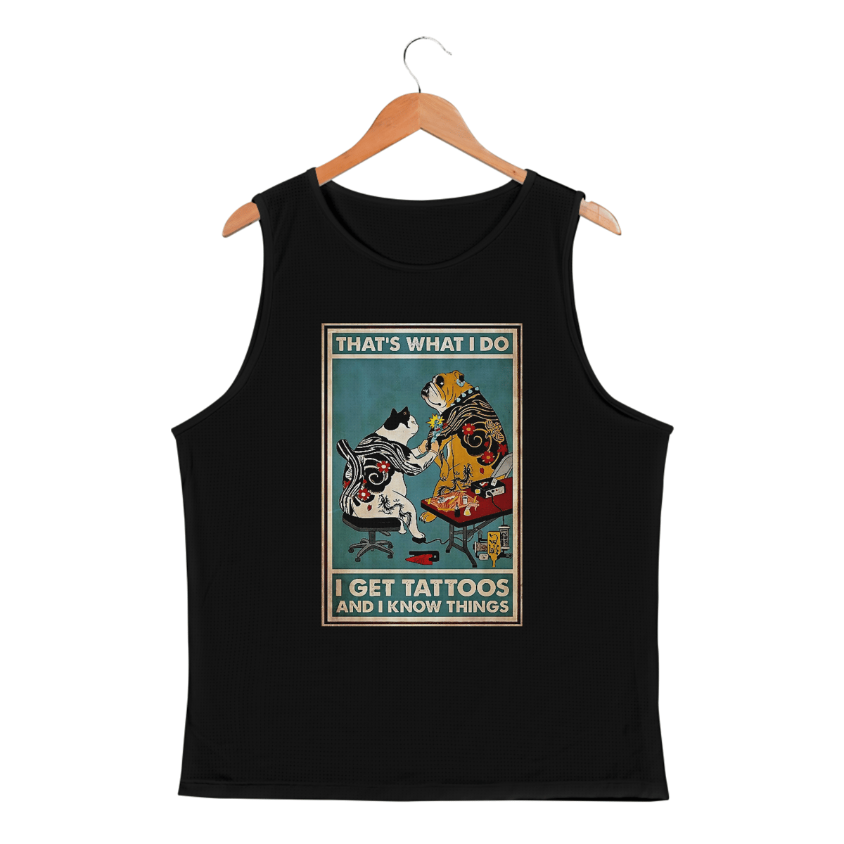 Nome do produto: Regata DryFit Cat Tattoo Artist