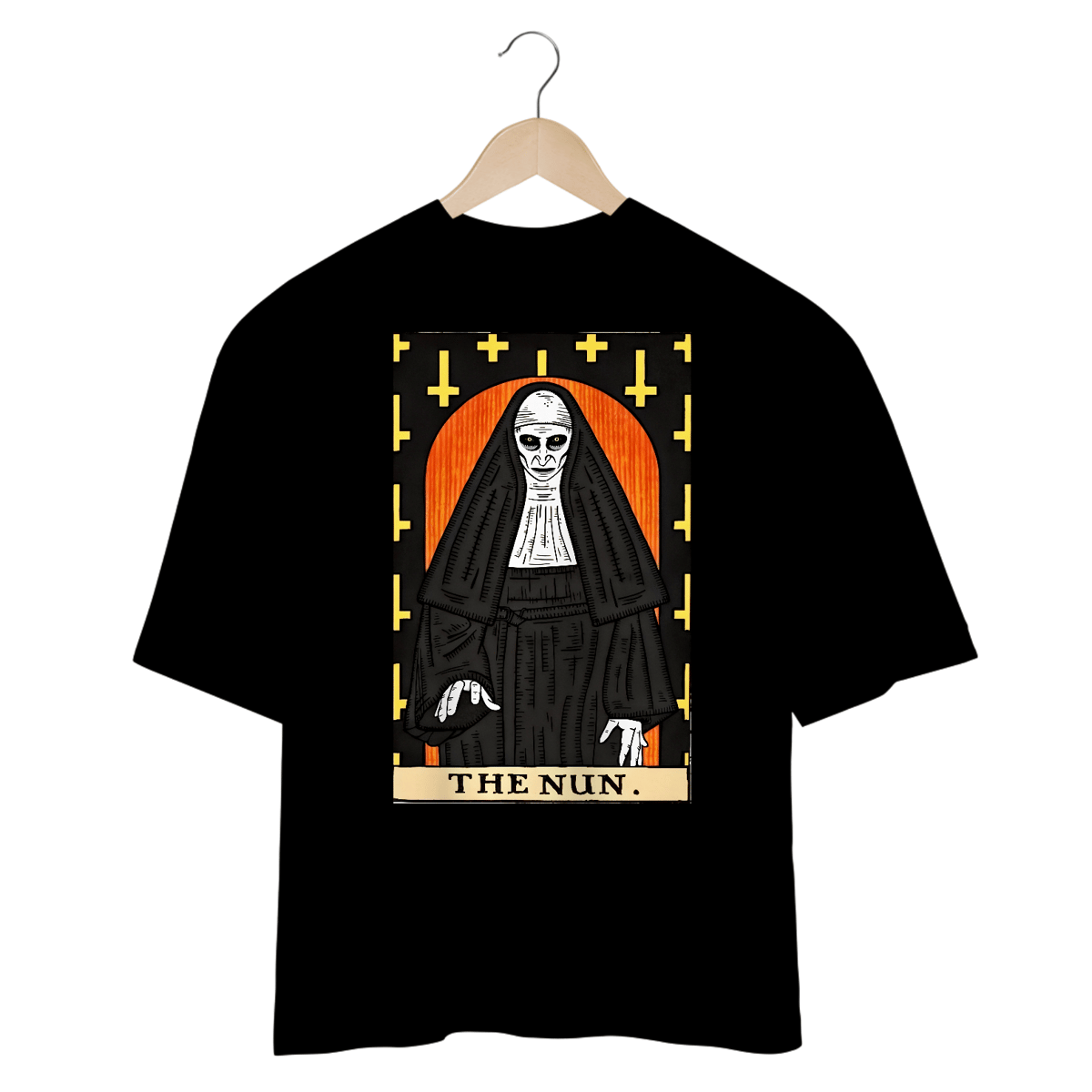 Nome do produto: Camiseta Oversized The Nun (A Freira)