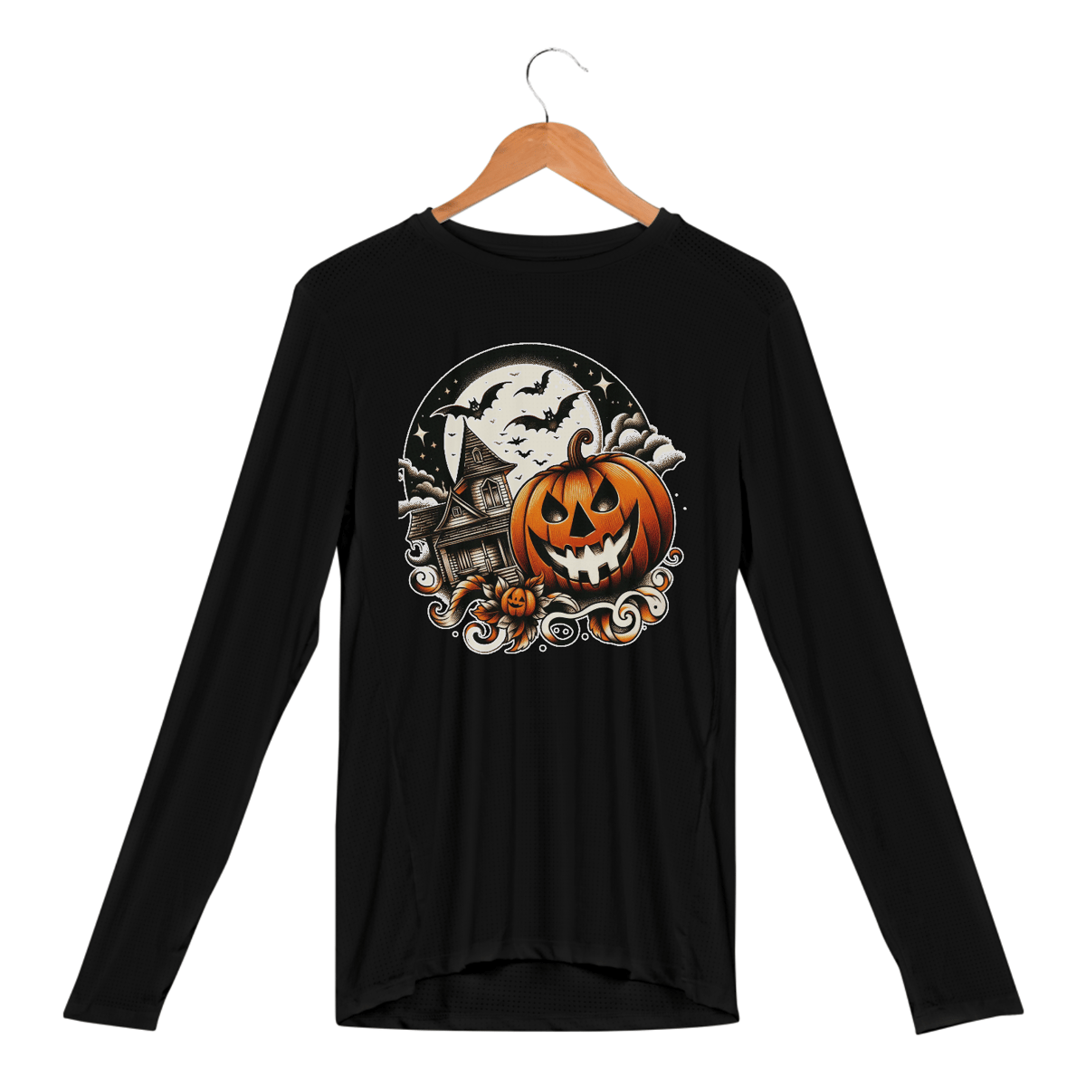 Nome do produto: Camisa Manga Longa UV Halloween