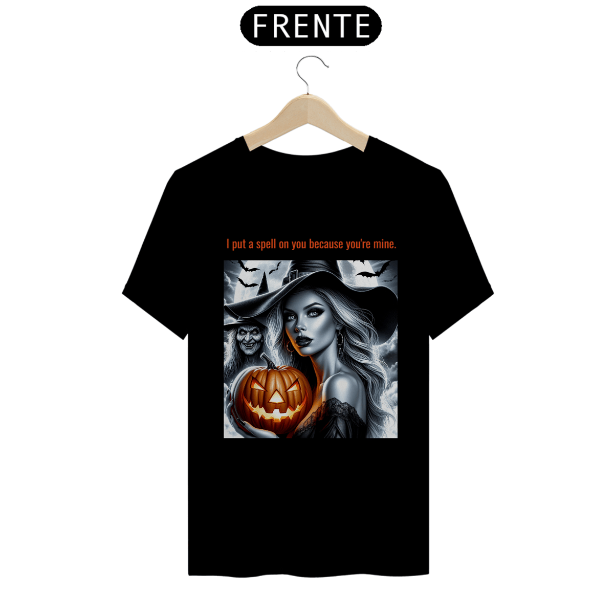 Nome do produto: Camiseta Bruxa Halloween