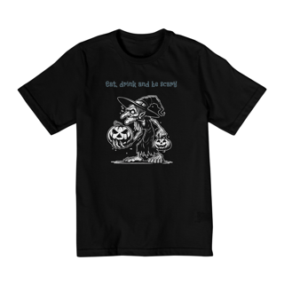 Nome do produto Camiseta Infantil Bruxa Halloween