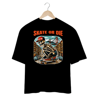 Nome do produto Camiseta Oversized Skate Skull
