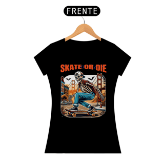 Nome do produto Baby Look Skate Skull