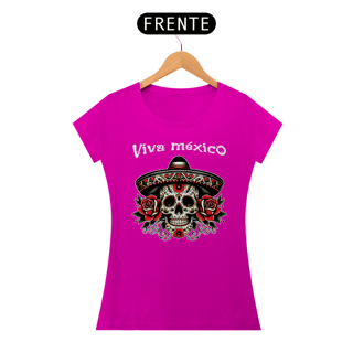 Nome do produto Baby Look Caveira Mexicana