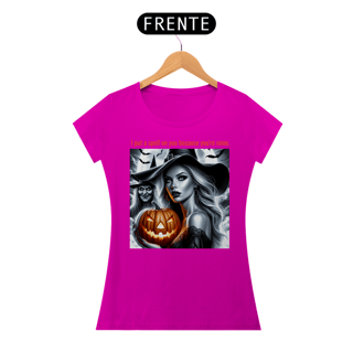 Nome do produto Baby Look Bruxa Halloween