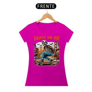 Nome do produto Baby Look Skate Skull