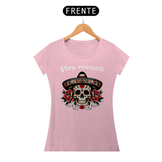 Nome do produto Baby Look Caveira Mexicana