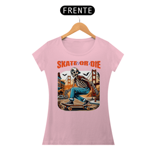 Nome do produto Baby Look Skate Skull