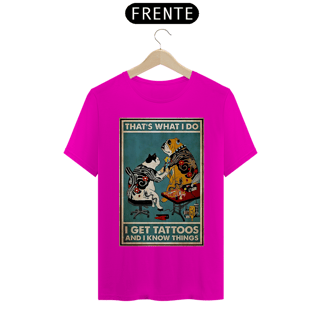 Nome do produto Camiseta Cat Tattoo Artist