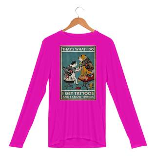 Nome do produto Camisa Manga Longa UV Cat Tattoo Artist